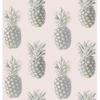 Ideco Home Pink Pineapple Wallpaper