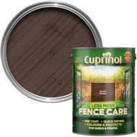 Cuprinol Less Mess Fence Care Rustic Brown Matt Shed & Fence Treatment 5L