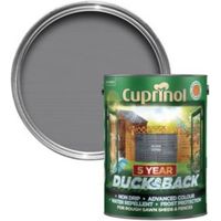 Cuprinol 5 Year Ducksback Silver Copse Matt Shed & Fence Care 9L Tub