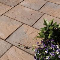 York Brown Ashbourne Mixed Size Paving Pack Pack Of 28