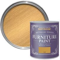 Rust-Oleum Gold Metallic Furniture Paint 125 Ml