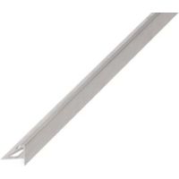 Diall Silver Aluminium Z Stair Nosing Profile Tile Trim - 3663602912125