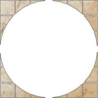 Weathered Limestone Old Town Paving Circle Squaring Off Pack 3.44 M² (D)4M