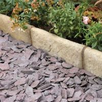 Traditional Old Town Paving Edging Grey/ Green (L)450mm (H)200mm (T)50mm Pack Of 37