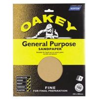 Oakey 100 Fine Sandpaper Pack Of 5