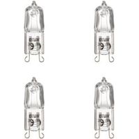 Diall G9 46W Halogen Dimmable Capsule Light Bulb Pack Of 4