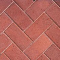Red Europa Block Paving (L)200mm (W)100mm Pack Of 404 8.08 M²