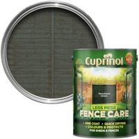 Cuprinol Less Mess Fence Care Woodland Green Matt Shed & Fence Treatment 5L