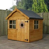 4X4 Wooden Playhouse With Assembly Service