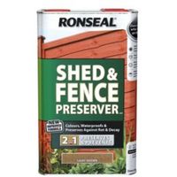 Ronseal Light Brown Matt Shed & Fence Preserver 5L