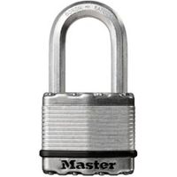 Master Lock Excell Steel 4-Pin Tumbler Cylinder Key Padlock (W)50mm