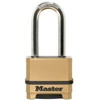 Master Lock Excell Brass Combination Padlock (W)51mm