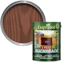 Cuprinol 5 Year Ducksback Autumn Brown Shed & Fence Treatment 5L