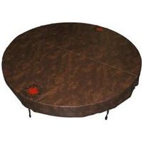 Canadian Spa Company Round Brown Spa Cover (L)2030mm (W)2030 Mm