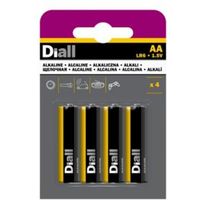 Diall AA Alkaline Battery Pack Of 4