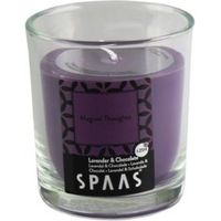 Spaas Lavender & Chocolate Glass Candle Small
