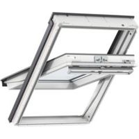 White Timber Centre Pivot Roof Window (H)980mm (W)980mm
