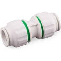Plumbsure Push Fit Straight Connector (Dia)15mm Pack Of 5