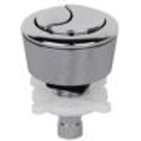 Diall Chrome ABS Replacement Button Dual Flush Valve Set Of 1