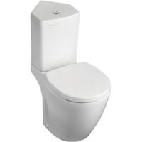 Ideal Standard Imagine Compact Contemporary Close-Coupled Corner Toilet With Soft Close Seat