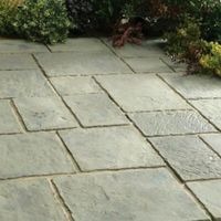 Rustic Sage Minster Paving Patio Pack (L)2.4 (W)2.4m Pack Of 33 5.76 M²