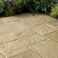 Autumn Brown Minster Paving Patio Pack (L)2.4 (W)2.4m Pack Of 33 5.76 M²