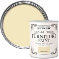 Rust-Oleum Clotted Cream Chalky Matt Furniture Paint 750 Ml