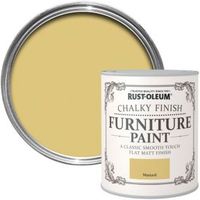 Rust-Oleum Mustard Chalky Matt Furniture Paint 125 Ml