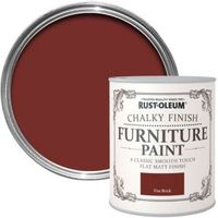 Rust-Oleum Fire Brick Matt Furniture Paint 750 Ml
