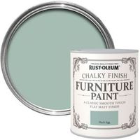 Rust-Oleum Duck Egg Chalky Matt Furniture Paint 750 Ml