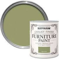 Rust-Oleum Sage Green Matt Furniture Paint 750 Ml