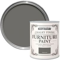 Rust-Oleum Anthracite Chalky Matt Furniture Paint 750 Ml