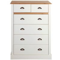 Hemsworth Pine Effect Chest Of Drawers (H)1070mm (W)780mm