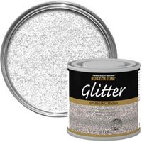 Rust-Oleum Silver Glitter Effect Special Effect Paint 125 Ml