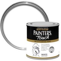 Rust-Oleum Painter's Touch Interior & Exterior White Satin Multipurpose Paint 250ml