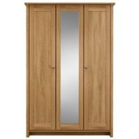 Manor Oak Effect 3 Door Wardrobe (H)1932mm (W)1297mm