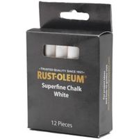 Rust-Oleum White Chalk Stick Pack Of 12