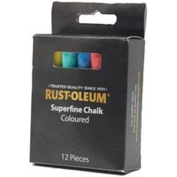 Rust-Oleum Multicolour Chalk Stick Pack Of 12