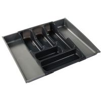 Curver Anthracite Plastic Kitchen Cutlery Tray