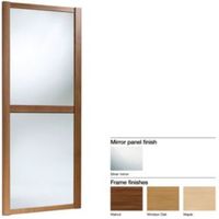 Made To Measure Shaker 2 Panel Mirror Sliding Wardrobe Door (W)914-1059mm