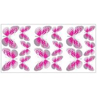 Fun4Walls Butterfly Pink Self Adhesive Wall Sticker