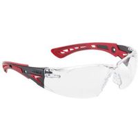 Bolle Rush Black & Red Safety Glasses