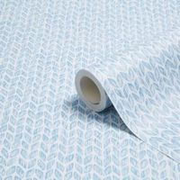 K2 Shell Blue Geometric Wallpaper