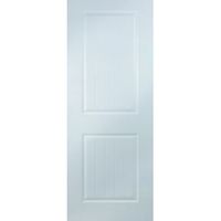 Cottage 2 Panel Primed Smooth Internal Unglazed Door (H)1981mm (W)610mm