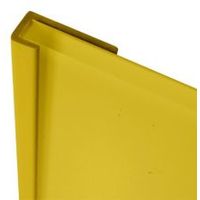 Splashwall Lemon Shower Panelling End Cap (L)2440mm (T)4mm