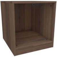 Darwin Modular Walnut Effect Bedside Cabinet (H)546mm (W)500mm (D)566mm