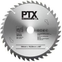 PTX 40T Circular Saw Blade (Dia)184mm