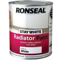 Ronseal Brilliant White Gloss Radiator Paint 750 Ml