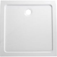 B&Q Low Profile Stone Square Shower Tray (L)900mm (W)900mm (D)40mm