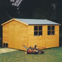 12X10 Bison Shiplap Timber Shed With Assembly Service